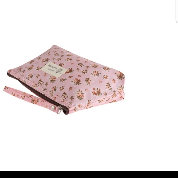 Floral Cosmetic Bag - Picture 2 of 2